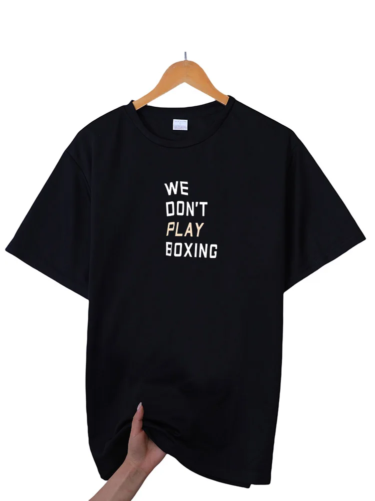 2025 New Brand BOXRAW We Don't Play Boxing Printed Boxing T-shirt cotton tops Oversized t shirts men t shirt y2K xht
2025 New Brand BOXRAW We Don't Play Boxing Printed Boxing T-shirt cotton tops Oversized t shirts men t shirt y2K xht
