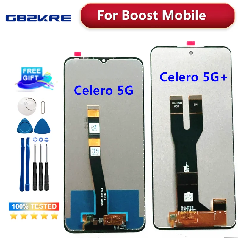 100% Tested New For BOOST MOBILE CELERO 5G LCD Assembly Display Touch Screen Panel Replacement for CELERO 5G+ plus Cell Phone
100% Tested New For BOOST MOBILE CELERO 5G LCD Assembly Display Touch Screen Panel Replacement for CELERO 5G+ plus Cell Phone