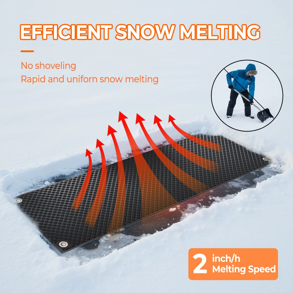 Snow Melting Mat for Outdoor Stairs,Steps110V/220V Heated Snow Melting Mats,Non Slip Heated Mat,Winter Snow and Ice Melting Mats
Snow Melting Mat for Outdoor Stairs,Steps110V/220V Heated Snow Melting Mats,Non Slip Heated Mat,Winter Snow and Ice Melting Mats