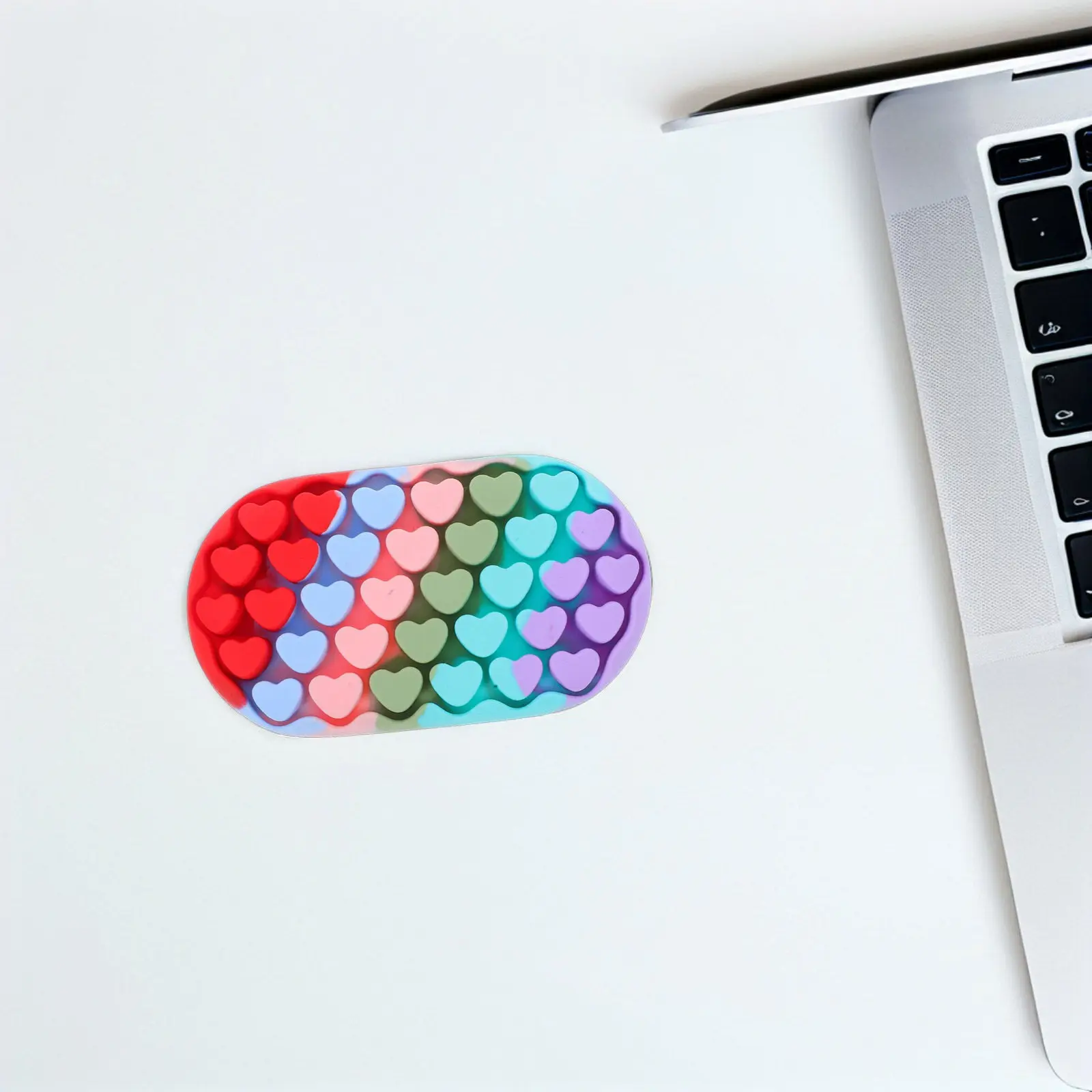 Silicone Cute Heart-Shaped Wrist Rest Ergonomic Keyboard Rest Soft Breathable Wrist Mat for Office Computer Typing Comfort
Silicone Cute Heart-Shaped Wrist Rest Ergonomic Keyboard Rest Soft Breathable Wrist Mat for Office Computer Typing Comfort