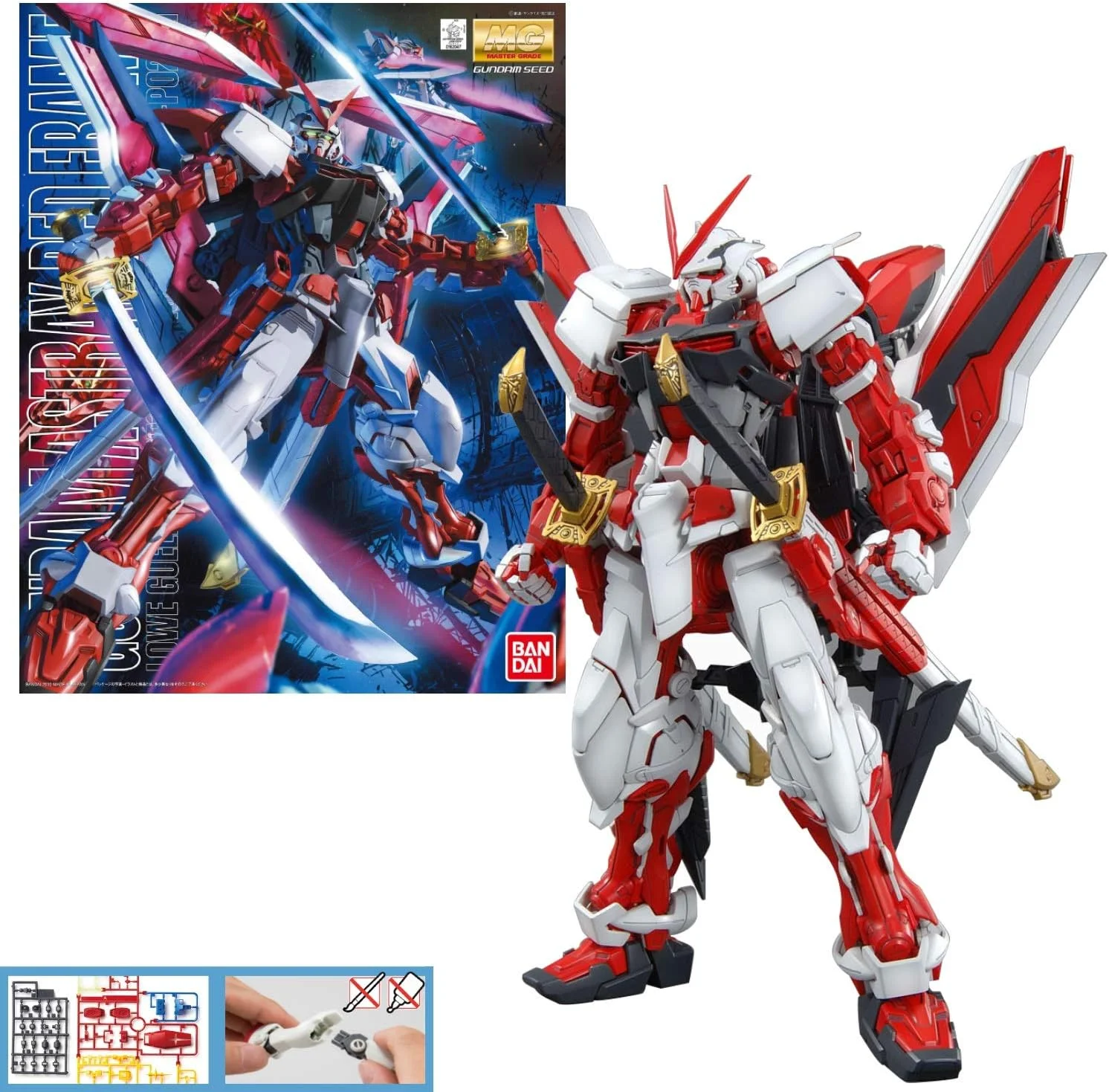 BANDAI Hobby - Gundam Seed Astray - Gundam Astray Red Frame Custom MG 1/100 Model Kit
BANDAI Hobby - Gundam Seed Astray - Gundam Astray Red Frame Custom MG 1/100 Model Kit