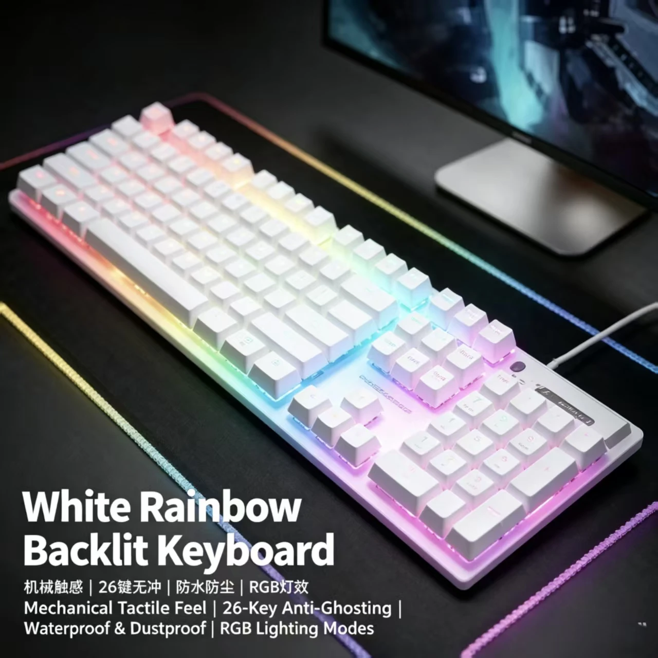 Pro-Pioneer GX330 Wired Mechanical-Feel Gaming Keyboard And Mouse Set - Desktop Gaming Peripherals
Pro-Pioneer GX330 Wired Mechanical-Feel Gaming Keyboard And Mouse Set - Desktop Gaming Peripherals