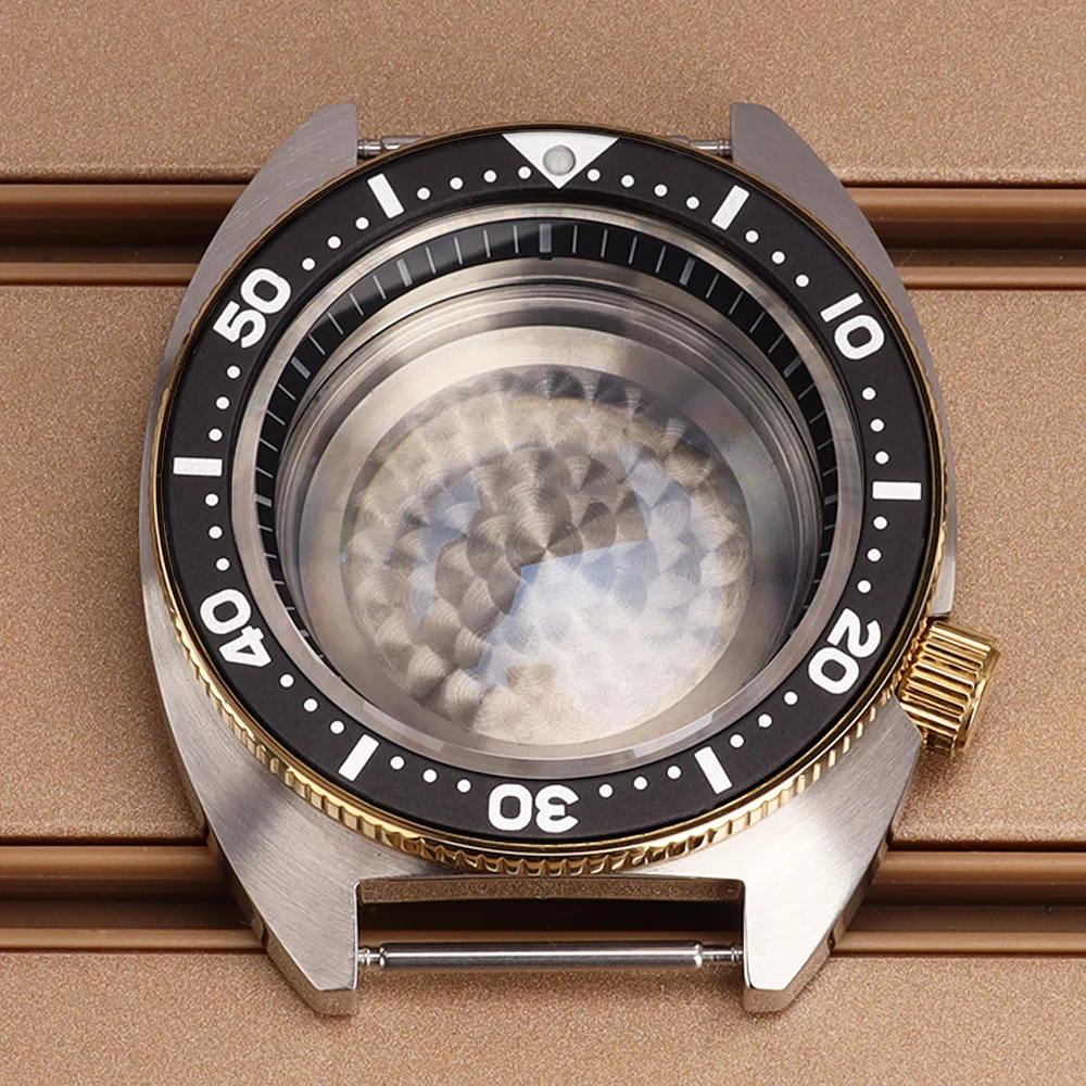 41mm Silver Gold Watch Case Black/All Black/Blue/DeepBlue Chapter Ring For Mod Abalone NH35 NH36 NH38 4R Movement Sapphire Glass
41mm Silver Gold Watch Case Black/All Black/Blue/DeepBlue Chapter Ring For Mod Abalone NH35 NH36 NH38 4R Movement Sapphire Glass