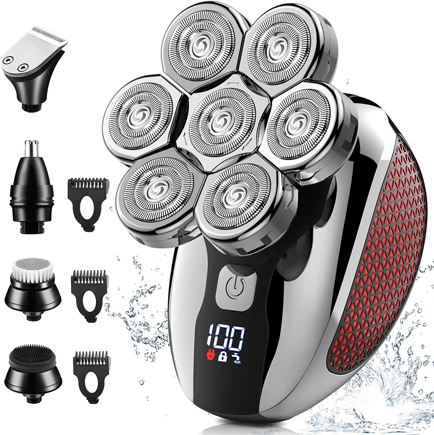 Bald Head Shavers Men Rotary Shaver Bald Head Shavers Set LED Display Waterproof
Bald Head Shavers Men Rotary Shaver Bald Head Shavers Set LED Display Waterproof