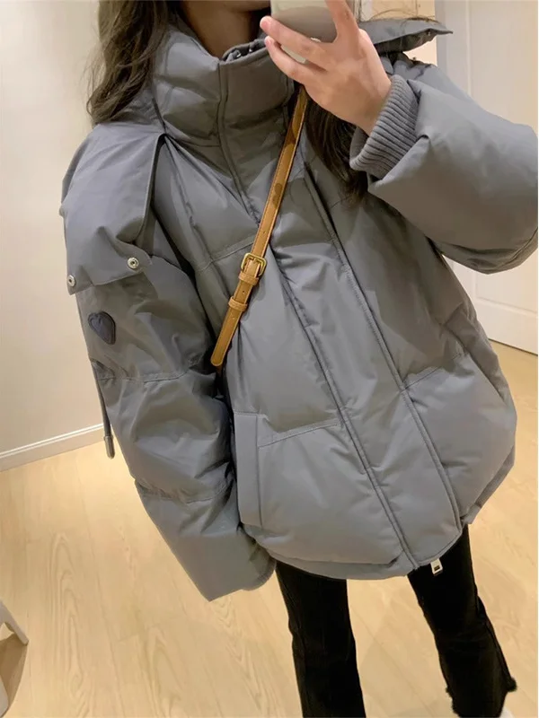 Утепленная хлопковая куртка унисекс больших размеров на осень-зиму с капюшоном, свободного кроя, на молнии, модная молодежная модель
Утепленная хлопковая куртка унисекс больших размеров на осень-зиму с капюшоном, свободного кроя, на молнии, модная молодежная модель