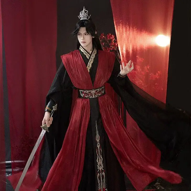 Halloween Black Red Hanfu Men Women Traditional Chinese Embroidered Clothing Carnival Wuxia Cosplay Costume Movies Kungfu Hanfu
Halloween Black Red Hanfu Men Women Traditional Chinese Embroidered Clothing Carnival Wuxia Cosplay Costume Movies Kungfu Hanfu