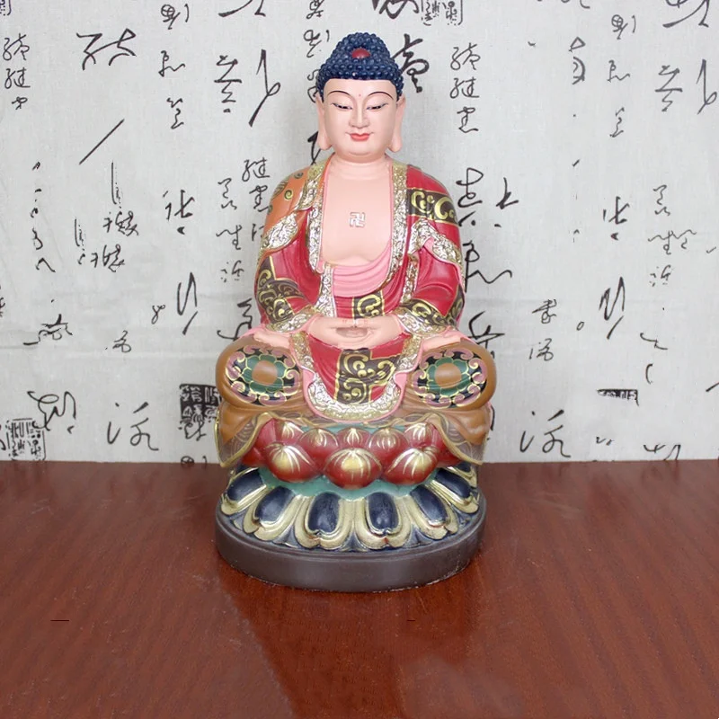 Resin Buddha Statue Tathagata Buddha Sculpture Home Temple Buddhist hall Offering fengshui Auspicious Ornament Decor
Resin Buddha Statue Tathagata Buddha Sculpture Home Temple Buddhist hall Offering fengshui Auspicious Ornament Decor