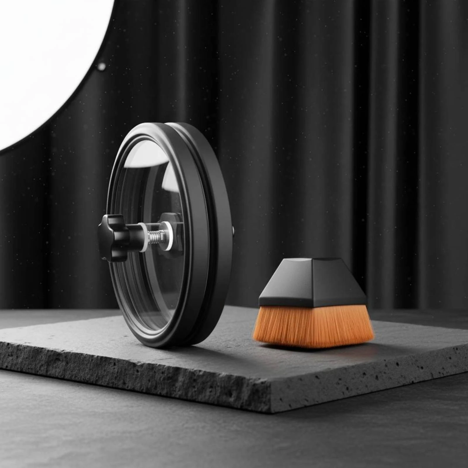 Vinyl Vinyl Disc Cleaning Clamp Polished Rim Vinyl Disc Cleaning Brush Clamp Audio Accessory Round Music Gear Dust Removal
Vinyl Vinyl Disc Cleaning Clamp Polished Rim Vinyl Disc Cleaning Brush Clamp Audio Accessory Round Music Gear Dust Removal