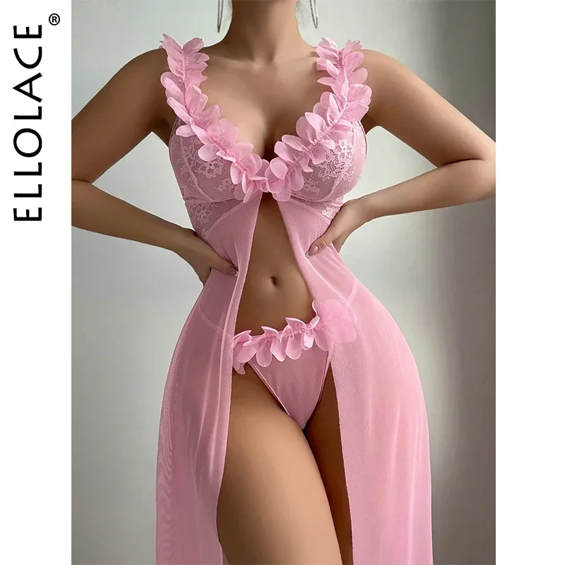 Ellolace FloralLove Lingerie Long Dress Deep-V Neck See Through Lace Night Dress Women Pink Very Sexy Nightwear Nightie Custumes
Ellolace FloralLove Lingerie Long Dress Deep-V Neck See Through Lace Night Dress Women Pink Very Sexy Nightwear Nightie Custumes