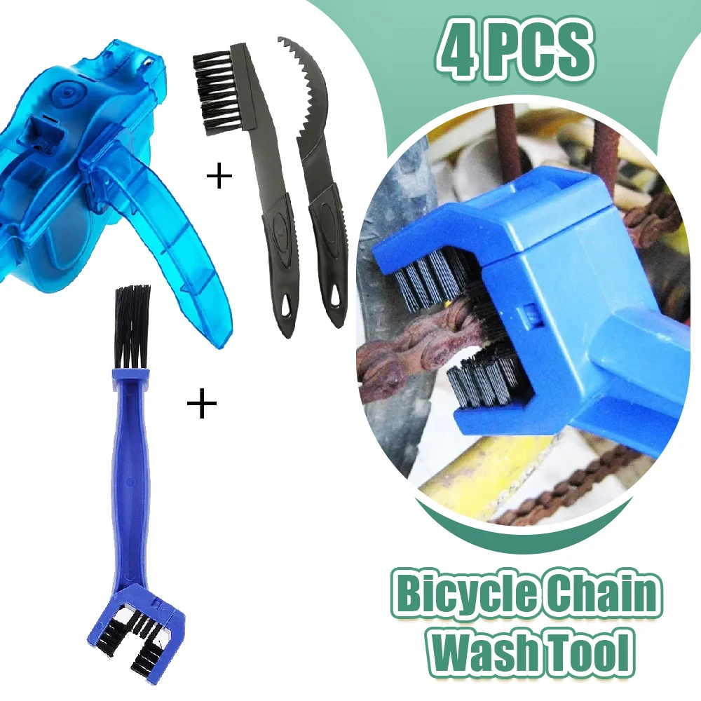 4pcs/1set Bicycle Chain Washer Cleaning Tool Portable Brush Chain Washer Fast Degreasing Specialized for Chain Maintenance
4pcs/1set Bicycle Chain Washer Cleaning Tool Portable Brush Chain Washer Fast Degreasing Specialized for Chain Maintenance