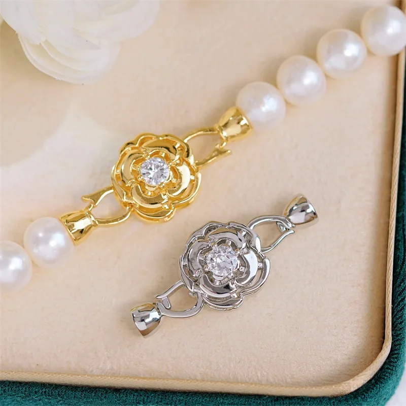1 Piece Copper Plated Classic Camellia Pearl Necklace Bracelet Buckle DIY Jewelry Making Materials Accessories Closing Buckle
1 Piece Copper Plated Classic Camellia Pearl Necklace Bracelet Buckle DIY Jewelry Making Materials Accessories Closing Buckle