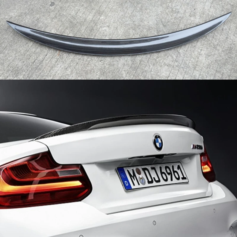F87 M2 Carbon Fiber Rear Trunk Wing Spoiler for BMW F87 F22 220i 228i M235i 2014-2018 P Style Rear Spoiler Wing Lip
F87 M2 Carbon Fiber Rear Trunk Wing Spoiler for BMW F87 F22 220i 228i M235i 2014-2018 P Style Rear Spoiler Wing Lip