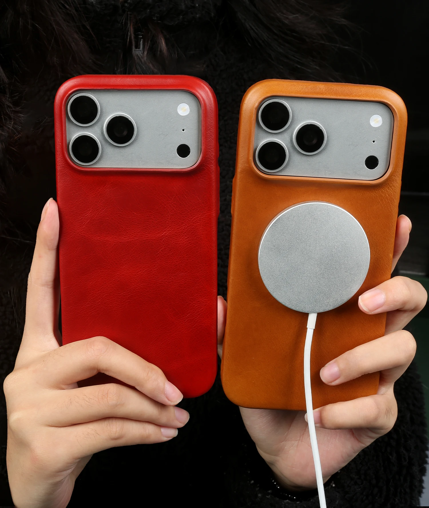 Real Genuine Leather Magnetic Phone Case For Iphone 17 Pro Max Air 16 16e 17e 15 14 13 12 Mini 11 Pro Max for Magsafe Back Cover
Real Genuine Leather Magnetic Phone Case For Iphone 17 Pro Max Air 16 16e 17e 15 14 13 12 Mini 11 Pro Max for Magsafe Back Cover