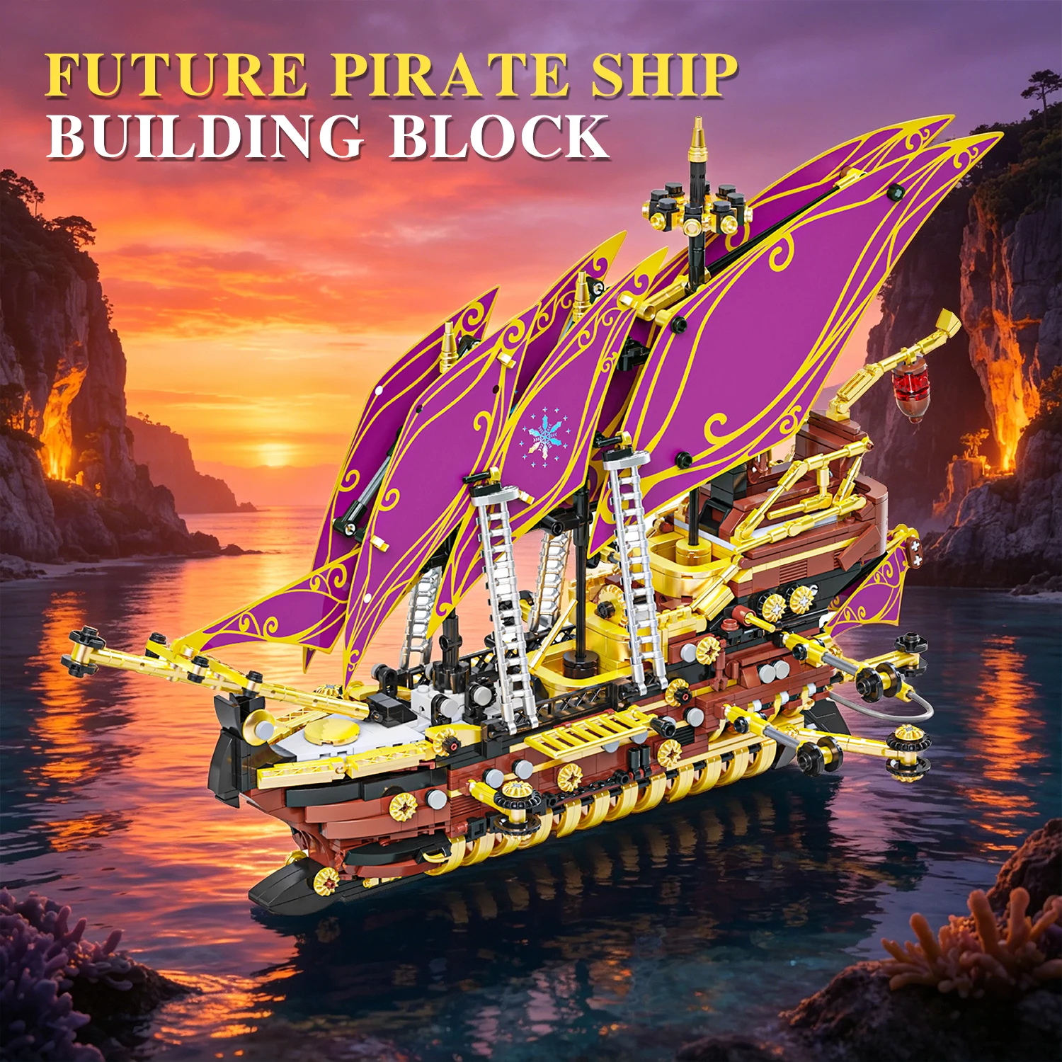 2077PCS Pirate Ship Building Blocks DIY Puzzle Model Boat Blocks MOC Assembly Bricks Toys Desktop Decoration Kids Birthday Gifts
2077PCS Pirate Ship Building Blocks DIY Puzzle Model Boat Blocks MOC Assembly Bricks Toys Desktop Decoration Kids Birthday Gifts