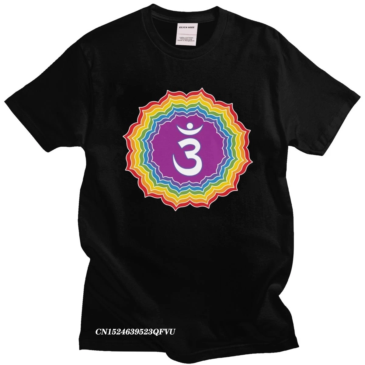 Fashion Mandala Men Soft Cotton Buddhism Tee Seven Chakras Colors T-Shirt Aesthetic Camisas Men Flower Tshirt Camisas
Fashion Mandala Men Soft Cotton Buddhism Tee Seven Chakras Colors T-Shirt Aesthetic Camisas Men Flower Tshirt Camisas