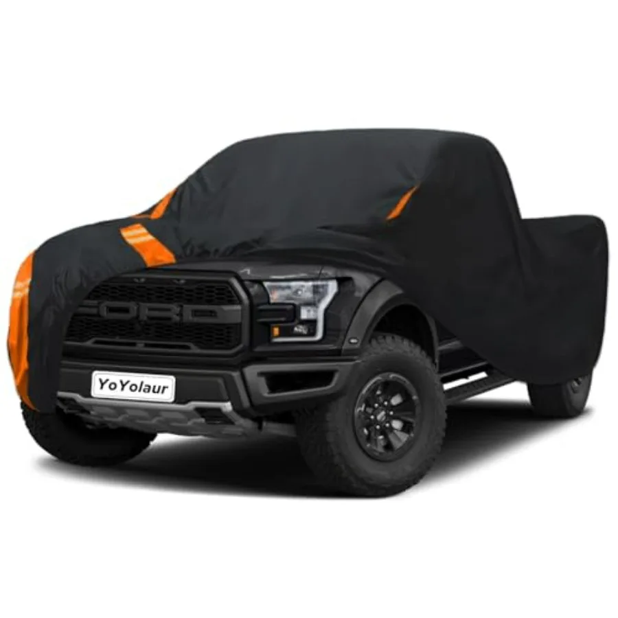 Truck Cover for Pickup Up to 210 L, Waterproof All-Weather Protection with Soft Cotton Lining, Universal Fit for Ford F100 Chev
Truck Cover for Pickup Up to 210 L, Waterproof All-Weather Protection with Soft Cotton Lining, Universal Fit for Ford F100 Chev