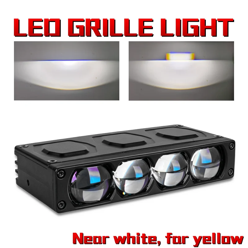 2PCS four lens car grille light LED Light Bar Super Bright Spot Flood for Car Grille Motorcycle Auxiliary Off Road Truck Boat
2PCS four lens car grille light LED Light Bar Super Bright Spot Flood for Car Grille Motorcycle Auxiliary Off Road Truck Boat