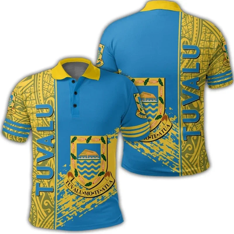 Tuvalu Men Polo Shirt TV National Emblem Flag 3D Print Unisex Fashion Lapel Top Oversized Loose Hip Hop Short Sleeve POLO Shirts
Tuvalu Men Polo Shirt TV National Emblem Flag 3D Print Unisex Fashion Lapel Top Oversized Loose Hip Hop Short Sleeve POLO Shirts