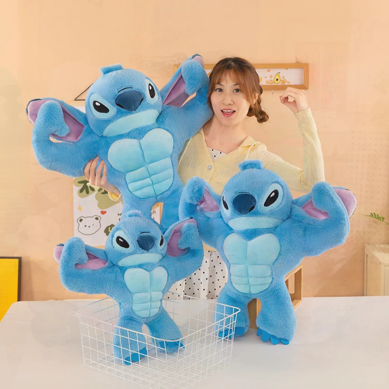Мягкая игрушка-кукла Стич в стиле каваи с мускулистым дизайном, аниме-персонаж, плюшевая игрушка, подарок на день рождения для детей и коллекционеров
Мягкая игрушка-кукла Стич в стиле каваи с мускулистым дизайном, аниме-персонаж, плюшевая игрушка, подарок на день рождения для детей и коллекционеров