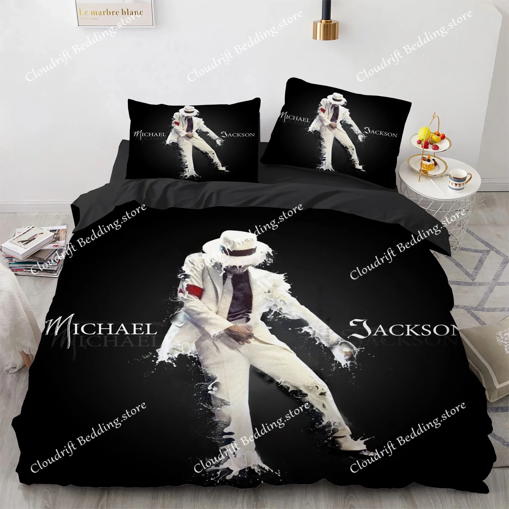 3D Printed Michael Jackson Bedding Set Duvet Covers Pillowcases Comforter Bedding Set Bedclothes Textile Home Queen King Single
3D Printed Michael Jackson Bedding Set Duvet Covers Pillowcases Comforter Bedding Set Bedclothes Textile Home Queen King Single