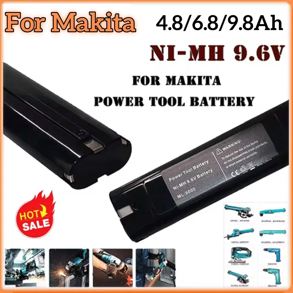 Ni-MH аккумулятор 9,6 В, 4,8 Ач для Makita 9000 9001 9002 9033 9600 193890-9 192696-2 632007-4 5090D 6012HD 4190D 4190DW 4300D
Ni-MH аккумулятор 9,6 В, 4,8 Ач для Makita 9000 9001 9002 9033 9600 193890-9 192696-2 632007-4 5090D 6012HD 4190D 4190DW 4300D