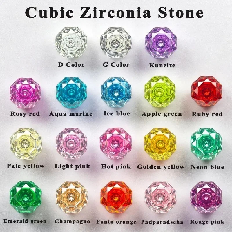 Cubic Zirconia Stone Octagon Rose Cut Multicolor Natural Colorful Loose Stones Used for DIY Jewelry Making Inlay Main Materials
Cubic Zirconia Stone Octagon Rose Cut Multicolor Natural Colorful Loose Stones Used for DIY Jewelry Making Inlay Main Materials