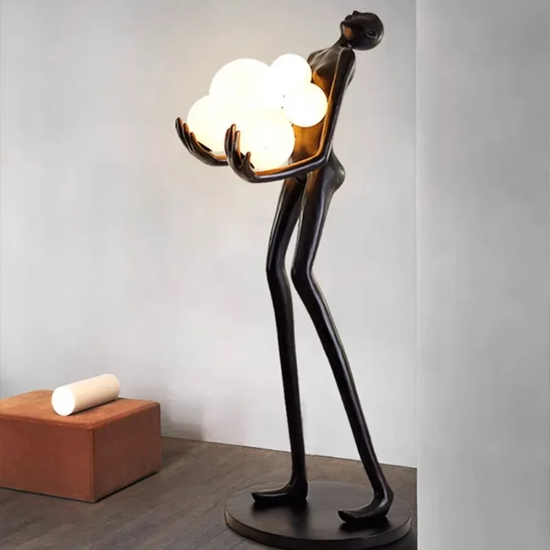 Modern creative humanoid floor resin human sculpture warm white 3000K adjustable height color-changing garden project
Modern creative humanoid floor resin human sculpture warm white 3000K adjustable height color-changing garden project