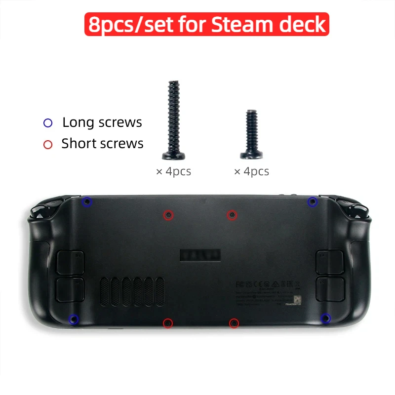 1/3 sets Suitable for Steam deck game console backshell screws Back cover replacement screw set
1/3 sets Suitable for Steam deck game console backshell screws Back cover replacement screw set