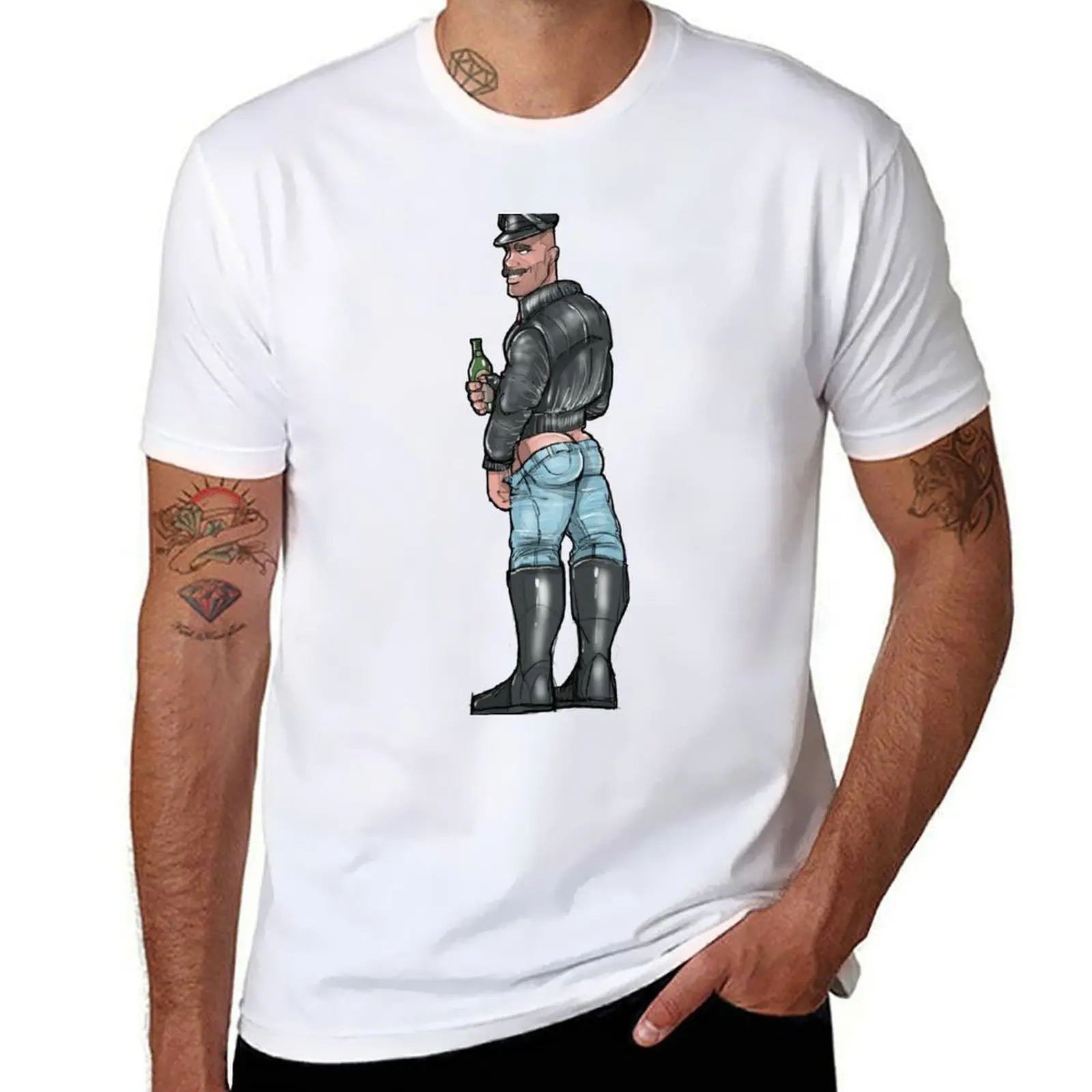 Leather fun T-Shirt valentines boutique clothes Man t-shirt anime shirt designer shirts Men's t-shirt
Leather fun T-Shirt valentines boutique clothes Man t-shirt anime shirt designer shirts Men's t-shirt