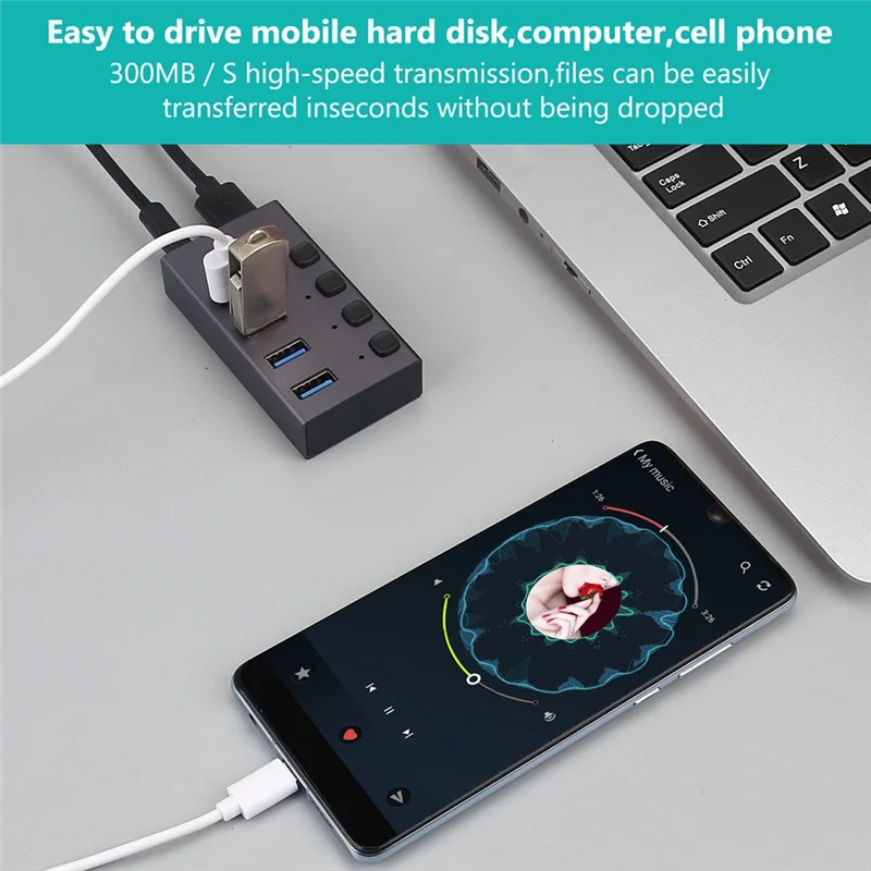 USB3.0 Сплиттер 4-портовый зарядный мультиинтерфейсный концентратор с переключателем Прочный Простой в использовании
USB3.0 Сплиттер 4-портовый зарядный мультиинтерфейсный концентратор с переключателем Прочный Простой в использовании