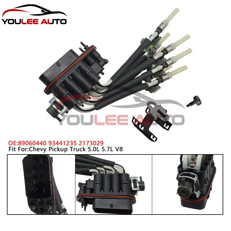 89060440 FJ504 9344123 2173029 Spider Fuel Injector 8 Cylinder For GMC Chevy Express Suburban Savana 5.0L 5.7L V8 Auto Parts
89060440 FJ504 9344123 2173029 Spider Fuel Injector 8 Cylinder For GMC Chevy Express Suburban Savana 5.0L 5.7L V8 Auto Parts