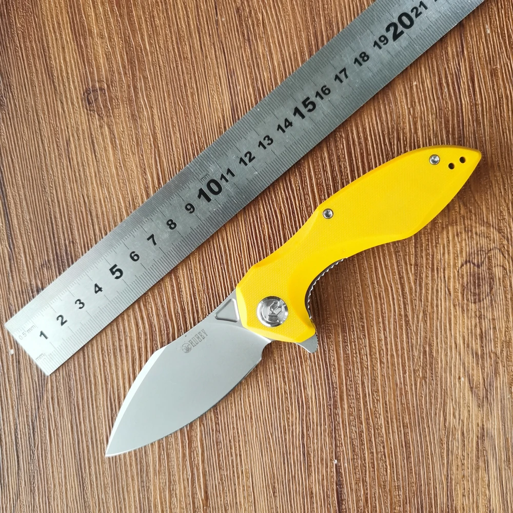 Kubey knife EDC Folding Knife, D2 Blade with G10 Handle outdoor Pocket Knives with Stainless Clip, KU236
Kubey knife EDC Folding Knife, D2 Blade with G10 Handle outdoor Pocket Knives with Stainless Clip, KU236