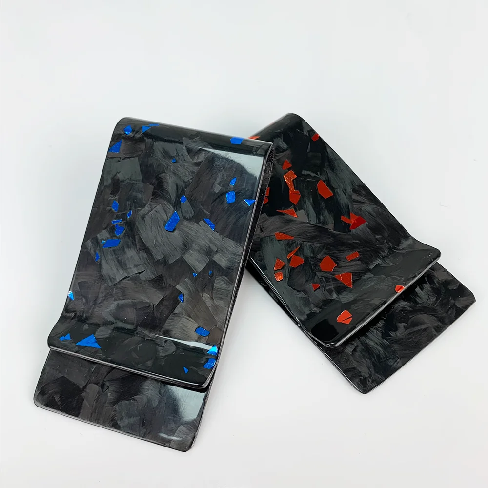 High Quality Luxury Real Forged Red Gold Green Carbon Fiber Cash Money Clip Slim Credit Card Holder for Daily Use
High Quality Luxury Real Forged Red Gold Green Carbon Fiber Cash Money Clip Slim Credit Card Holder for Daily Use