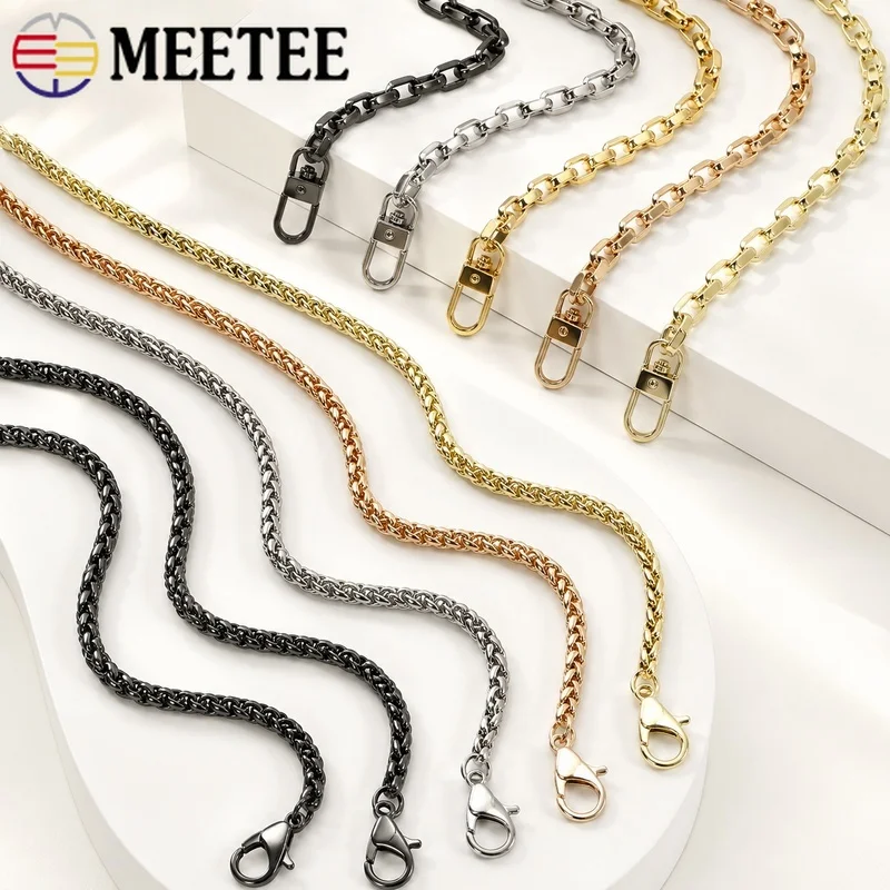 2Pcs 100/120cm Metal Chain Shoulder Bag Strap Replacement Purse Handle Spring Buckle Hook Clasp Handbag Hardware DIY Accessory
2Pcs 100/120cm Metal Chain Shoulder Bag Strap Replacement Purse Handle Spring Buckle Hook Clasp Handbag Hardware DIY Accessory