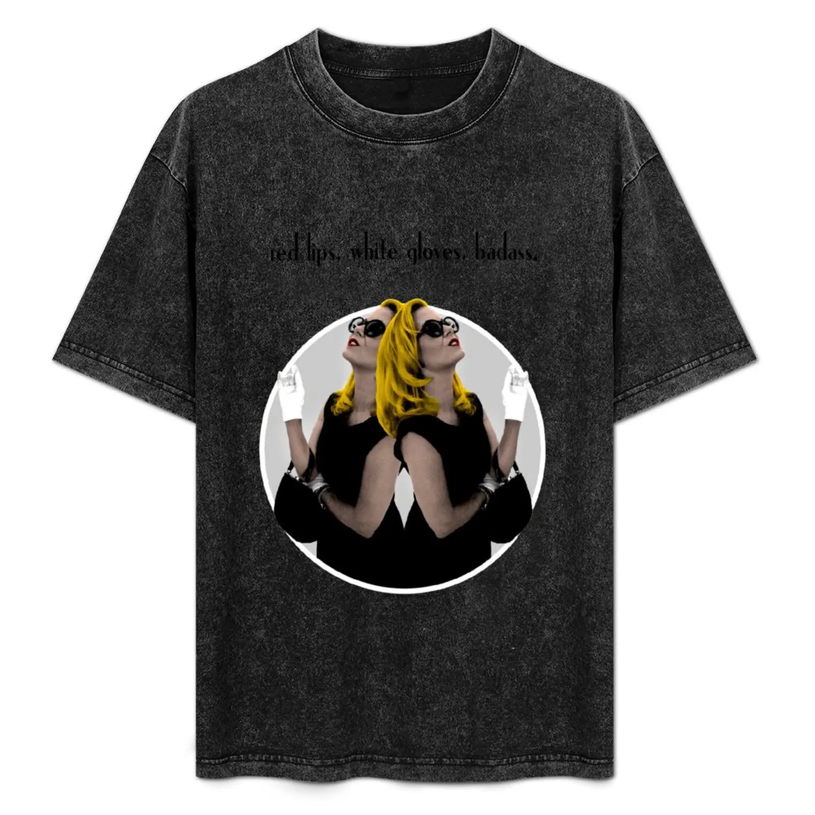 red lips. white gloves. badass. T-Shirt Work Style Casual T-Shirt
red lips. white gloves. badass. T-Shirt Work Style Casual T-Shirt