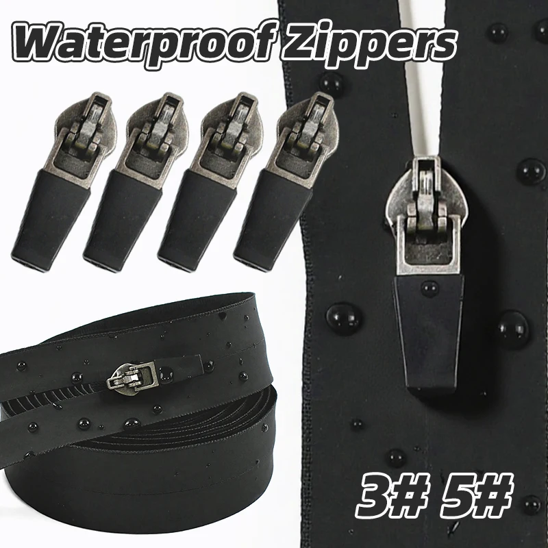 2/5M 3# 5# Nylon Waterproof Zipper Reverse Zip Puller Tent Invisible Zips Raincoat Decor Zippers Repair Kit DIY Sewing Accessory
2/5M 3# 5# Nylon Waterproof Zipper Reverse Zip Puller Tent Invisible Zips Raincoat Decor Zippers Repair Kit DIY Sewing Accessory