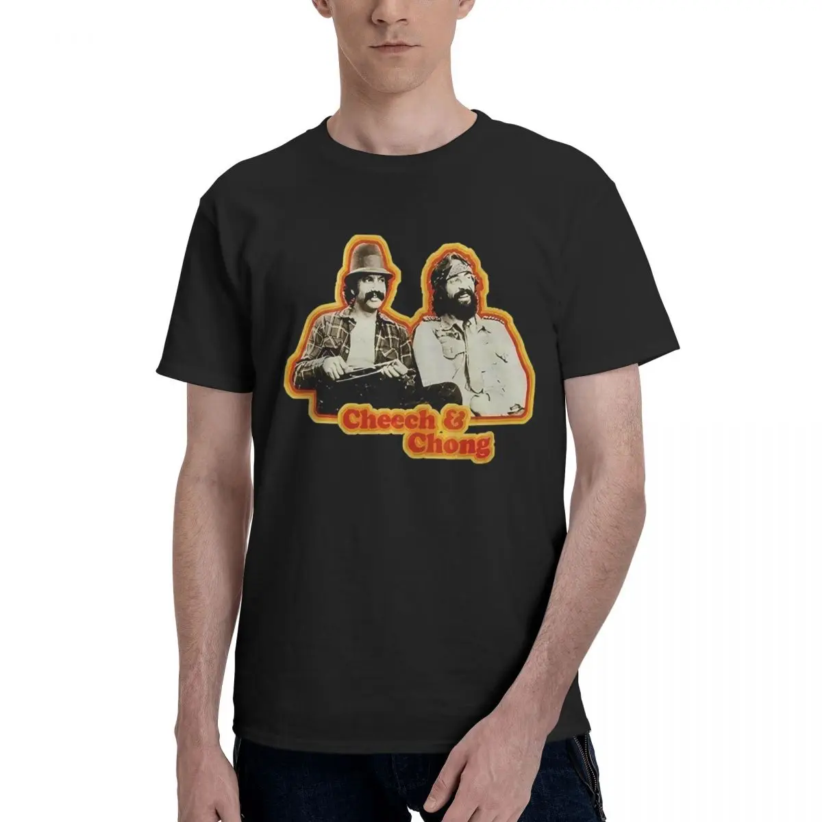 Cheech Chong Retro 100% Cotton Casual Breathable Confortable Top Men's T-Shirts Mens Gifts
Cheech Chong Retro 100% Cotton Casual Breathable Confortable Top Men's T-Shirts Mens Gifts