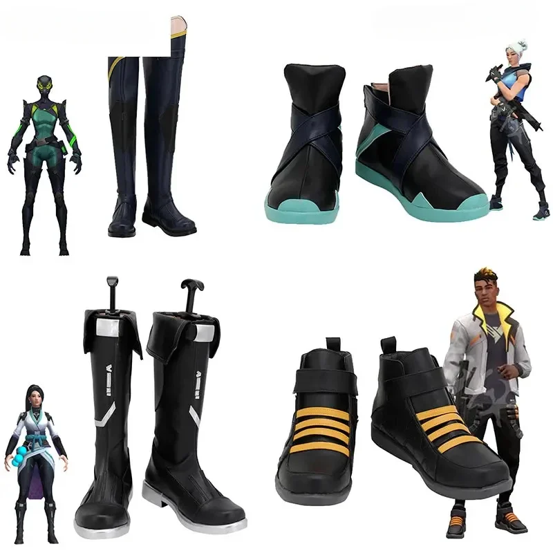 Yu-Cosplay Sage Jett Viper Phoenix Cosplay Shoes Game Valorant Cosplay Boots Halloween Carnival Shoes Props Accessories Custom
Yu-Cosplay Sage Jett Viper Phoenix Cosplay Shoes Game Valorant Cosplay Boots Halloween Carnival Shoes Props Accessories Custom