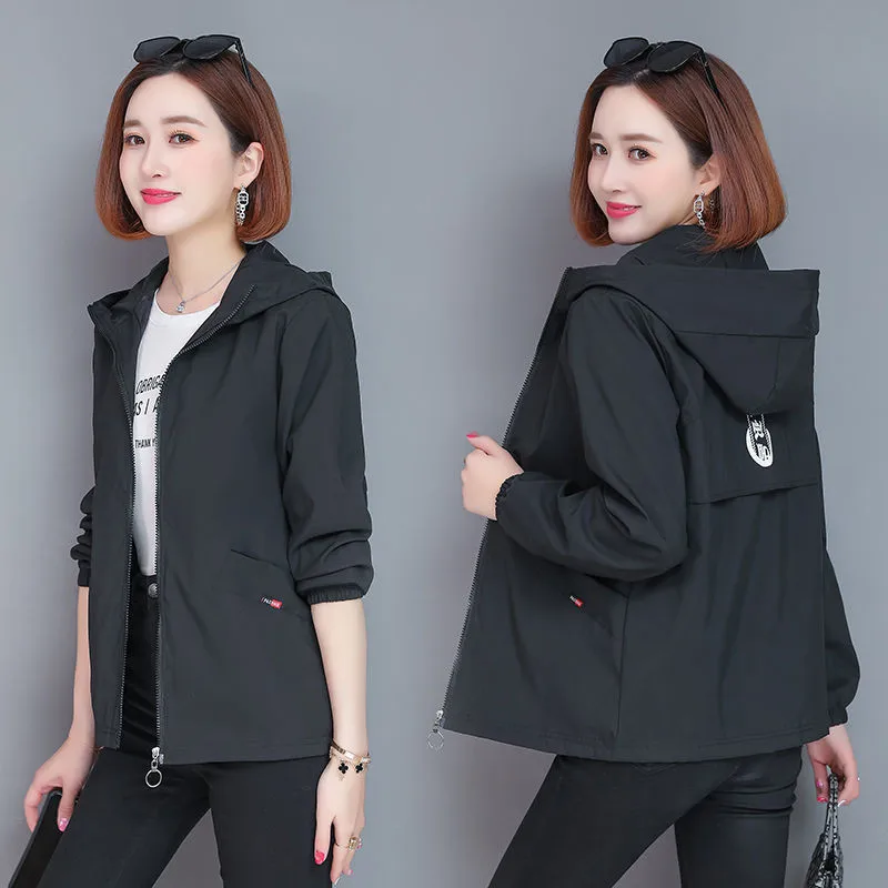 Spring Autumn Thin Windbreaker Women Overcoat2024New Korean Version Jackets Loose Coat Baseball Uniform Ladies Short Outwear Top
Spring Autumn Thin Windbreaker Women Overcoat2024New Korean Version Jackets Loose Coat Baseball Uniform Ladies Short Outwear Top