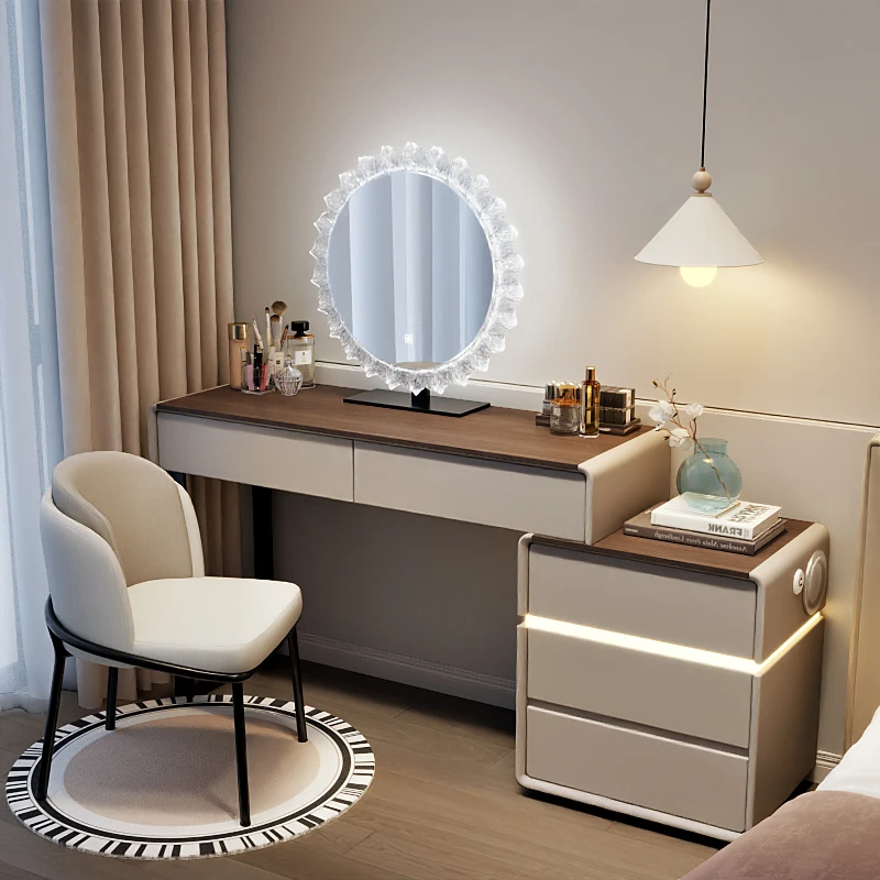 Mirror Nordic Style Dressing Table Makeup Luxury Toiletries White Dressing Table Drawer Jewelry Cabinet Coiffeuse Home Furniture 
Mirror Nordic Style Dressing Table Makeup Luxury Toiletries White Dressing Table Drawer Jewelry Cabinet Coiffeuse Home Furniture