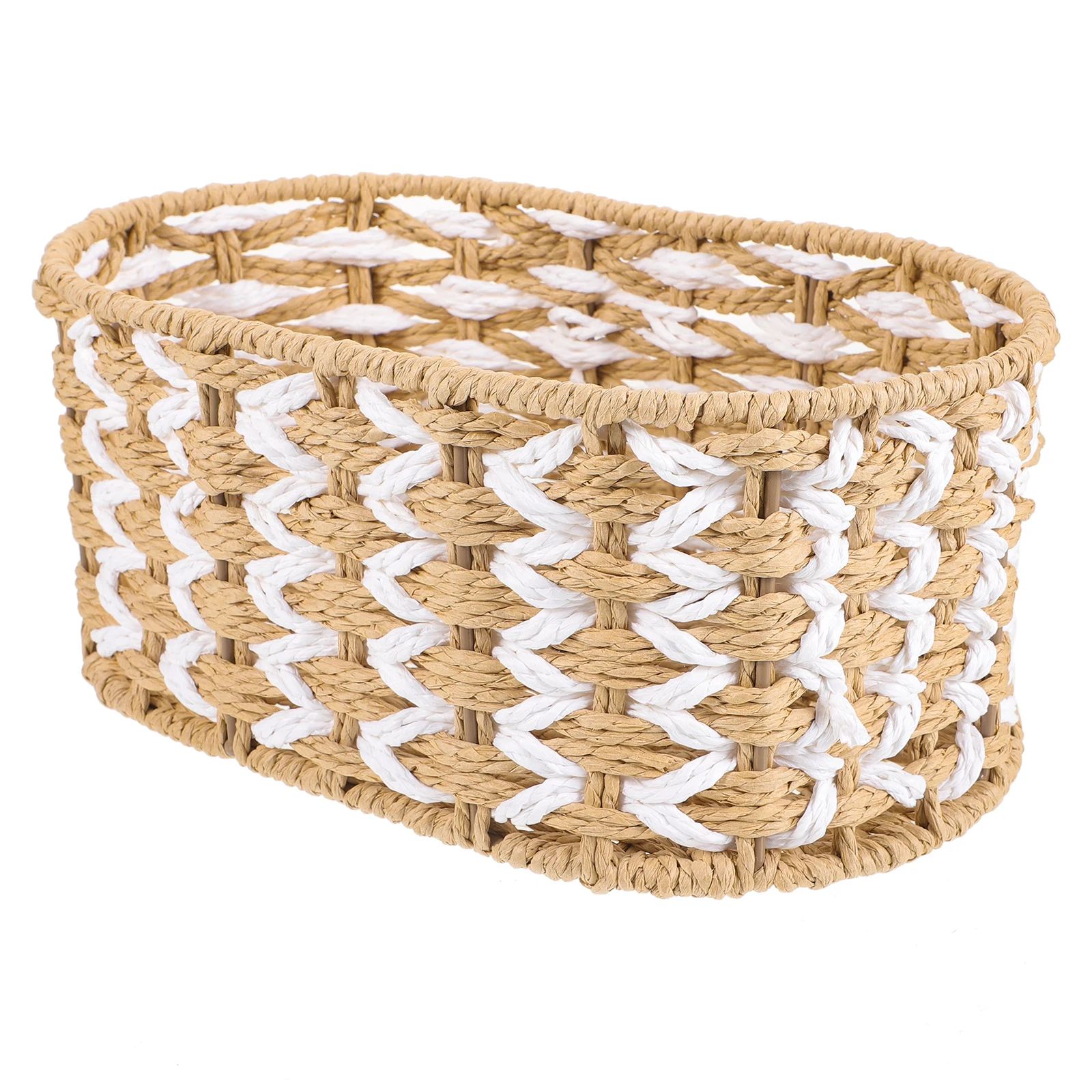 Wicker Storage Basket Paper Rope Large Beige Oval Handwoven Baskets Home Organization Snack Storage Desktop Tidy Household
Wicker Storage Basket Paper Rope Large Beige Oval Handwoven Baskets Home Organization Snack Storage Desktop Tidy Household
