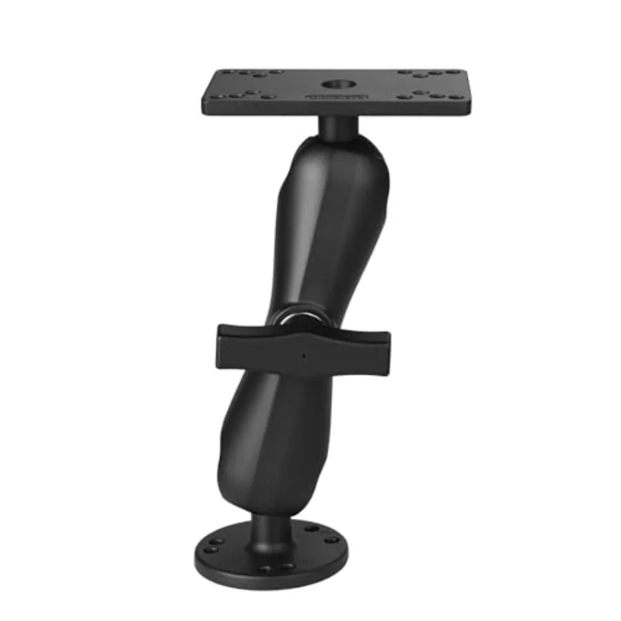 Kayak/boat fish finder mount: aluminum, 1.5 ball helix 5/7, C size universal marine electronics bracket, sleek black finish, co
Kayak/boat fish finder mount: aluminum, 1.5 ball helix 5/7, C size universal marine electronics bracket, sleek black finish, co