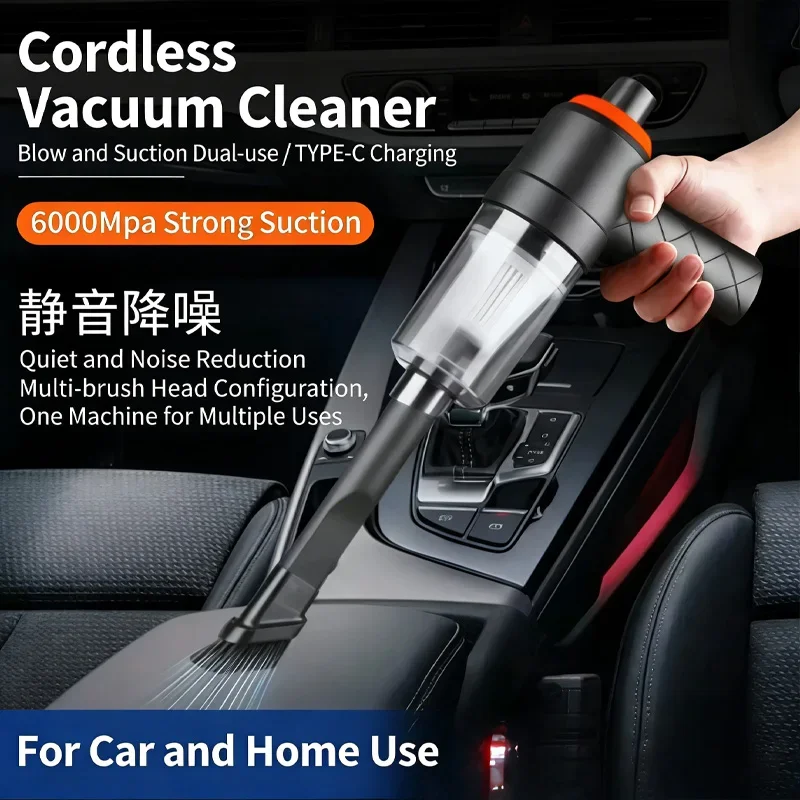 120000PA Compressed Air Dust Collector Handheld Vacuum Cordless High Power Mini Portable Car Vacuum Cleaner Hairdryer For Car
120000PA Compressed Air Dust Collector Handheld Vacuum Cordless High Power Mini Portable Car Vacuum Cleaner Hairdryer For Car