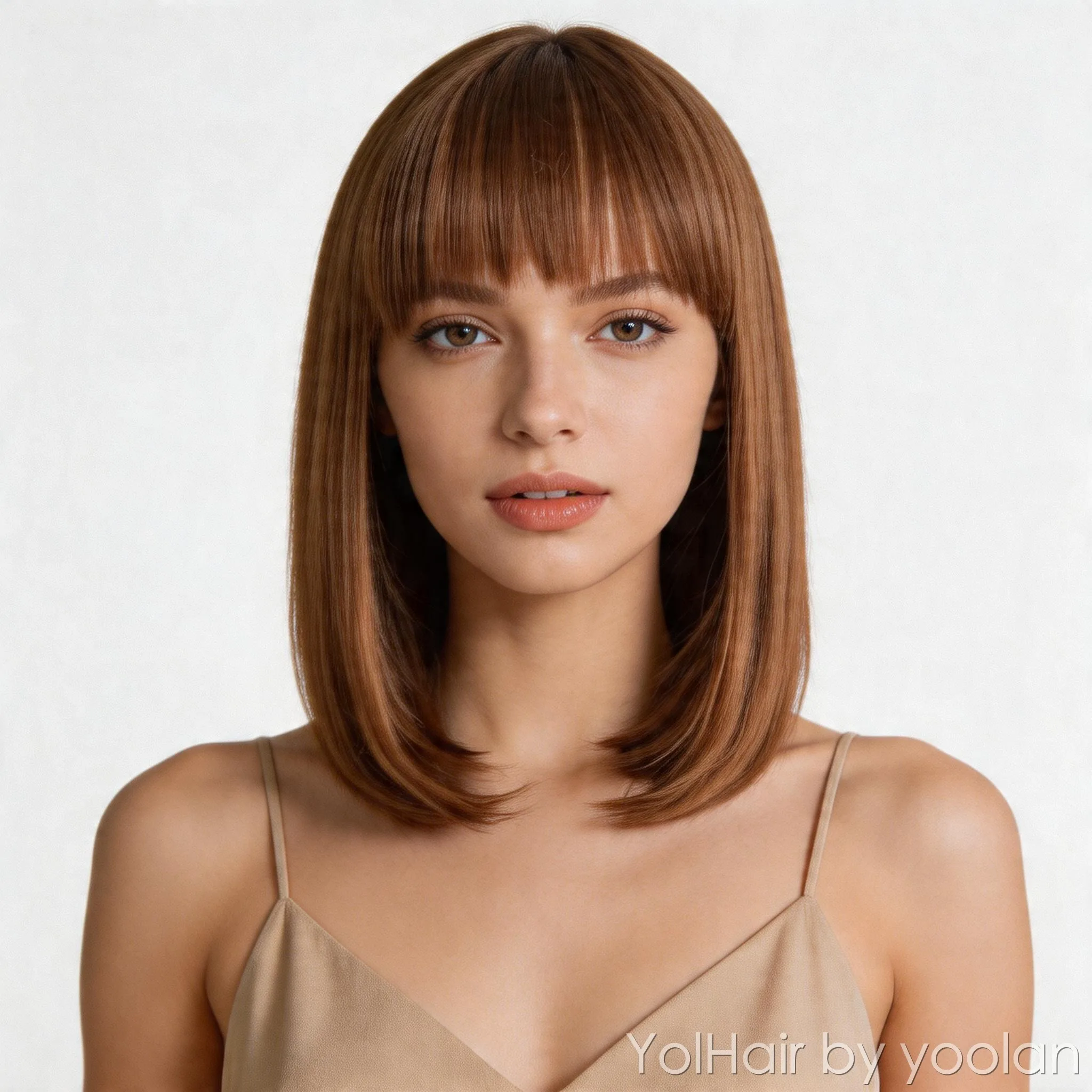 Middle Part Wig with Air Bangs Heat Resistant Fiber Cosplay Wig for Women
Middle Part Wig with Air Bangs Heat Resistant Fiber Cosplay Wig for Women