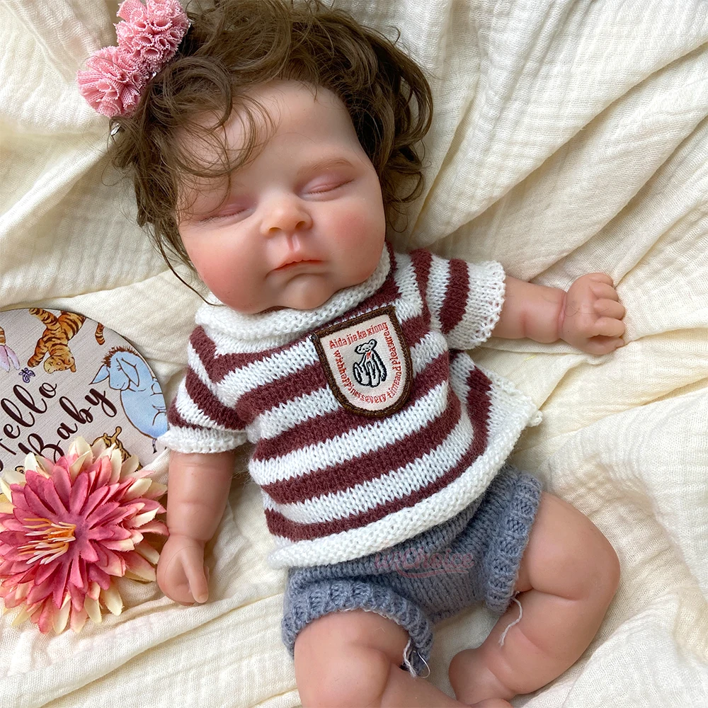 Милая 12-дюймовая миниатюрная силиконовая кукла-реборн, мягкая силиконовая кукла-новорожденная девочка, расписанная вручную, маленькая кукла с эффектом веса, реалистичная коллекционная кукла
Милая 12-дюймовая миниатюрная силиконовая кукла-реборн, мягкая силиконовая кукла-новорожденная девочка, расписанная вручную, маленькая кукла с эффектом веса, реалистичная коллекционная кукла