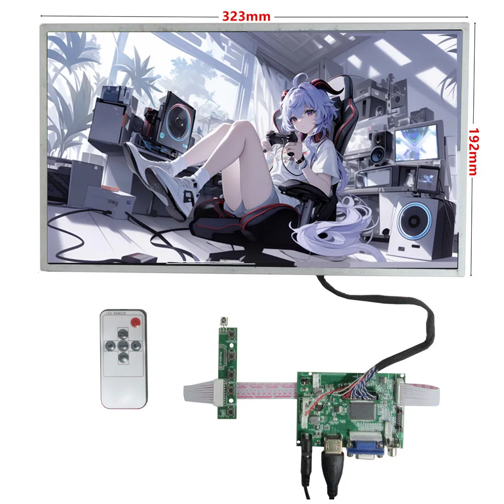 14 inch 1600x900 display Portable monitor 2AV/VGA/HDMI input compatible Raspberry Pi Banana/Orange Pi computer-assisted screen
14 inch 1600x900 display Portable monitor 2AV/VGA/HDMI input compatible Raspberry Pi Banana/Orange Pi computer-assisted screen