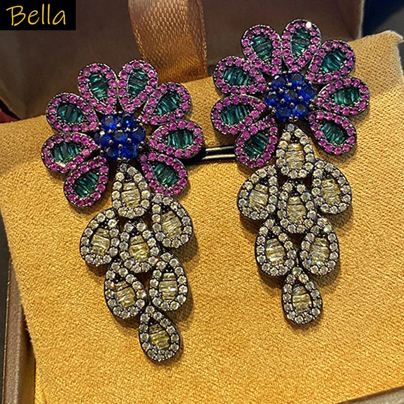 cubic zirconia Flower Earrings Luxury Jewelry Wedding bridal Evening Party Floral Leaf Plant Earrings women elegant jewelry
cubic zirconia Flower Earrings Luxury Jewelry Wedding bridal Evening Party Floral Leaf Plant Earrings women elegant jewelry