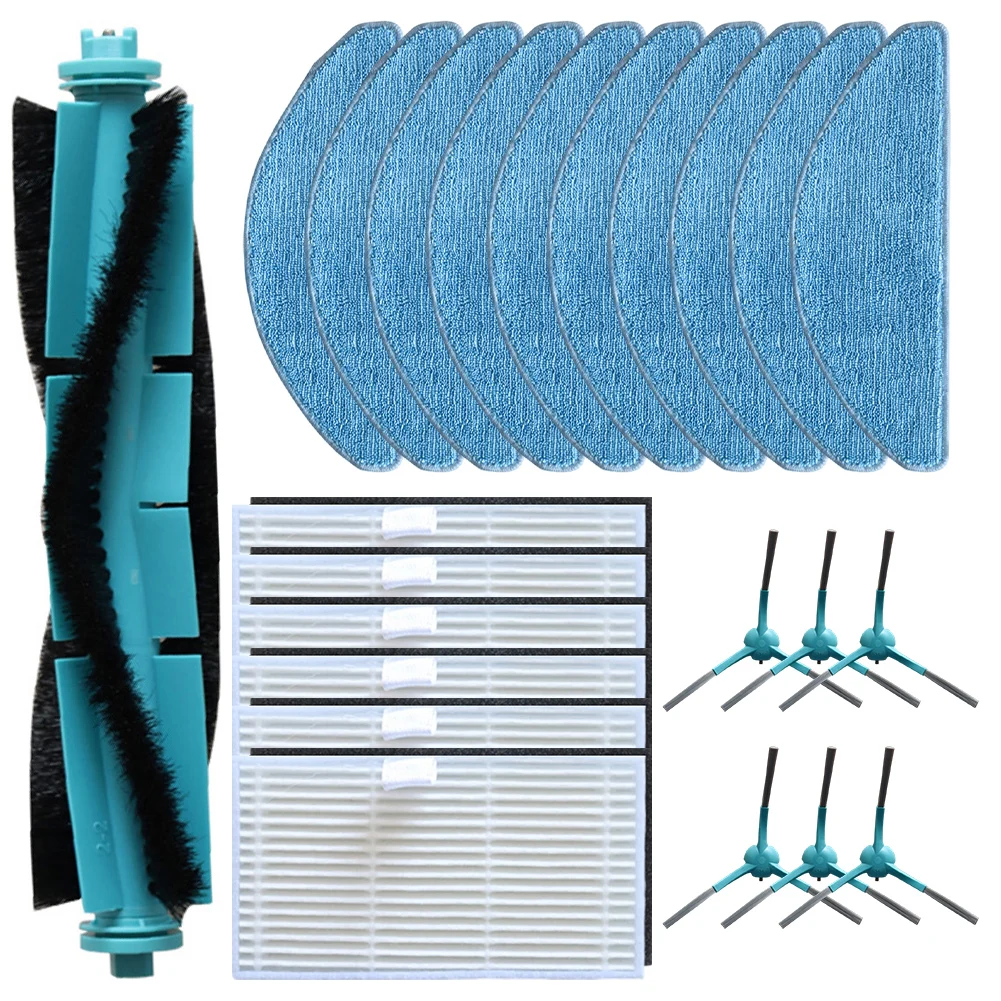 1set Vacuum Cleaner Main Brush 4*Mop Cloth 4*Filter+4*Side Brush For OKAMI R117 Robot Vacuum Cleaner Replacement Accessories
1set Vacuum Cleaner Main Brush 4*Mop Cloth 4*Filter+4*Side Brush For OKAMI R117 Robot Vacuum Cleaner Replacement Accessories