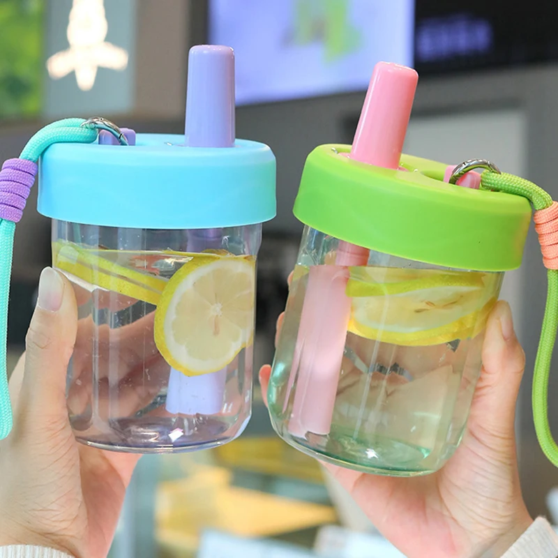 600ml Straw Cup With Leak-Proof Lid For Lady Cute Food Grade Heat Resistant Cup Tea Separation Filter Cups With Handle Water Cup
600ml Straw Cup With Leak-Proof Lid For Lady Cute Food Grade Heat Resistant Cup Tea Separation Filter Cups With Handle Water Cup