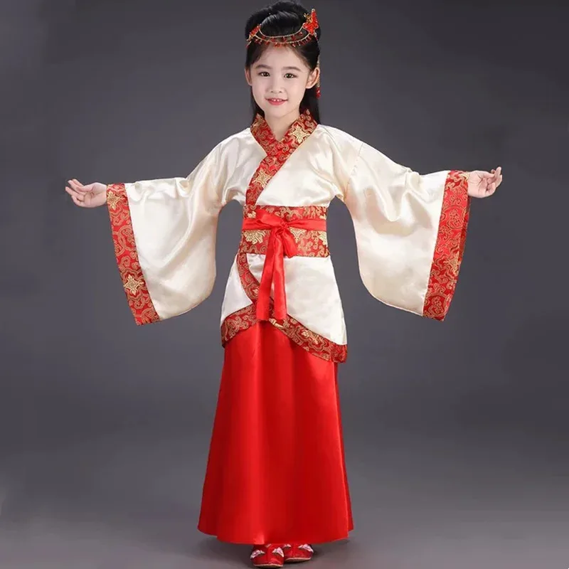 Folk Dance Girl Tang Suit Ancient Costume Kids Sets Show Fairy Hanfu Suits Children Perform Cosplay Baby Outfits Girls Clothes
Folk Dance Girl Tang Suit Ancient Costume Kids Sets Show Fairy Hanfu Suits Children Perform Cosplay Baby Outfits Girls Clothes